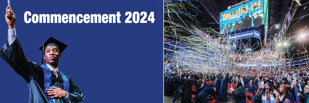 Graduates at commencement 2024